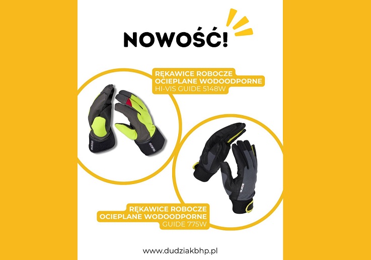 Nowości - rękawice ocieplane wodoodporne!