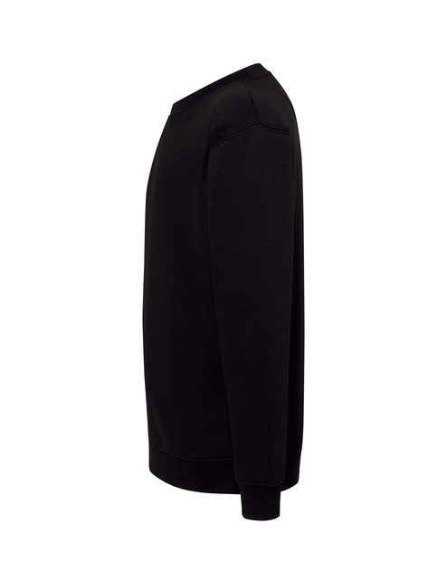 Ciepła bluza dresowa przez głowę czarna SWRA 290