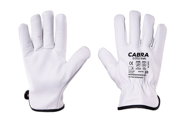 Rękawice robocze skórzane ocieplane CABRA G-DRIVE WINTER