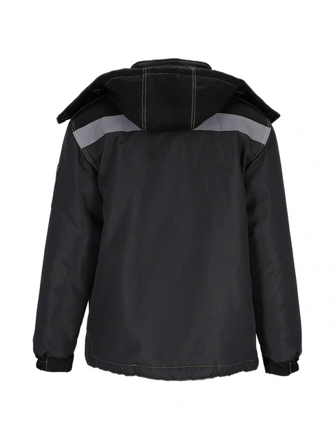 Kurtka ocieplana z kapturem z pasem odblaskowym REDBERG SPEC