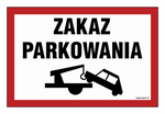 Zakaz Parkowania