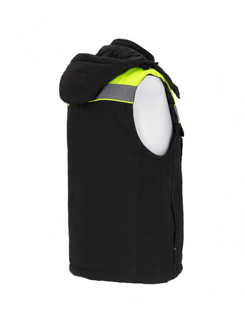 Kamizelka ocieplana odblaskowa z kapturem REDBERG SMART