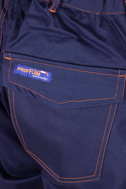 Spodnie do pasa spawalnicze antystatyczne PROFFLAM ANTISTATIC