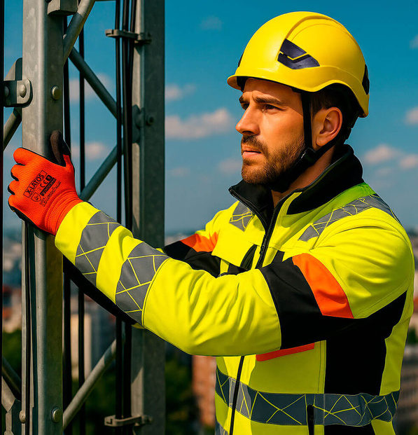 Rękawice robocze lateksowe wytrzymałe X-LATOS