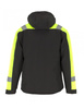 Kurtka zimowa ocieplana softshell odblaskowa pikowana REDBERG V-STORM