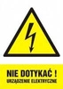 Nie dotykać! Urządzenie elektryczne