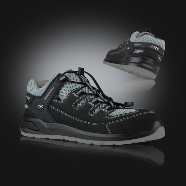 Sandały robocze sznurowane LEMARS BSN MF O1 GREY