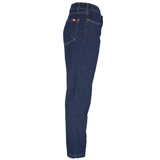 Spodnie robocze damskie jeans elastyczne niebieskie JEANS-L727