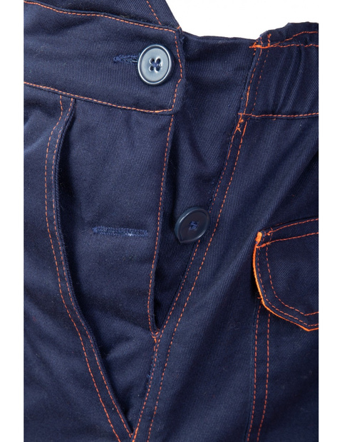 Spodnie zimowe spawalnicze ocieplane antystatyczne ogrodniczki PROFFLAM PROF5