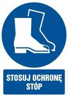 Stosuj ochronę stóp