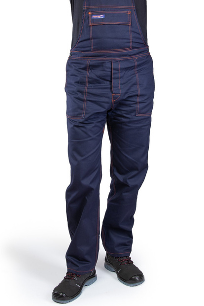 Spodnie ogrodniczki spawalnicze niepalne antystatyczne PROFFLAM ANTISTATIC