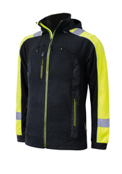 Bluza ostrzegawcza polar ochronny z pasami odblaskowymi CLASSWORK+K