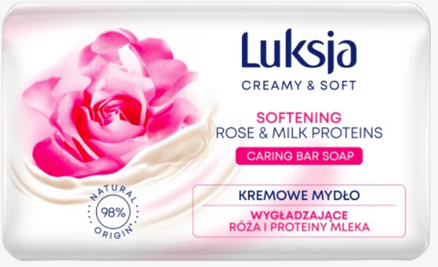 Mydło do mycia rąk LUKSJA 90 g Róża & Proteiny Mleka