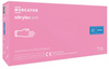Rękawice jednorazowe nitrylowe bezpudrowe różowe kosmetyczne NITRYLEX PINK