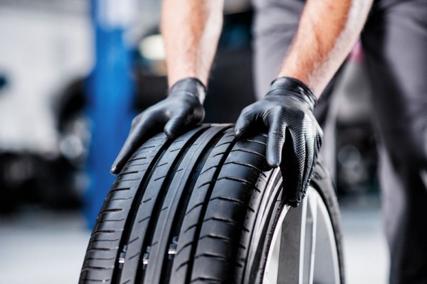 Rękawice rękawiczki nitrylowe bardzo mocne MERCATOR GOGRIP czarne