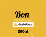 Bon podarunkowy o wartości 200 zł na zakupy w sklepie internetowym lub stacjonarnym DUDZIAKBHP.PL