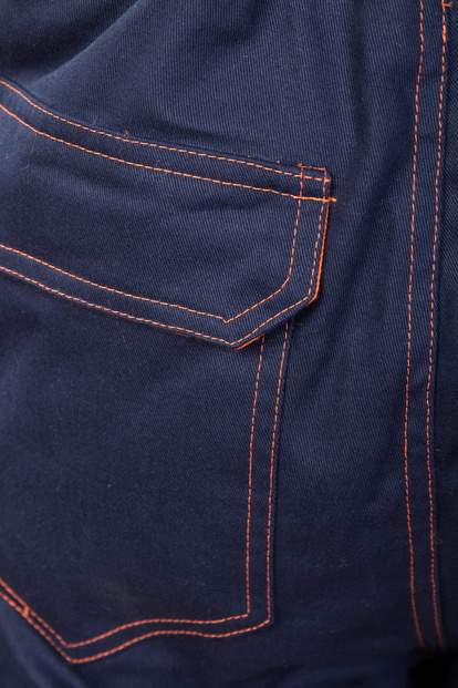 Spodnie zimowe odblaskowe spawalnicze ocieplane antystatyczne ogrodniczki PROFFLAM