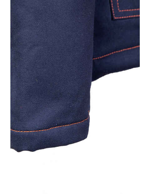 Kurtka zimowa spawalnicza z kapturem ocieplana do spawania antystatyczna PROFFLAM PROF4