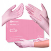 Rękawice jednorazowe nitrylowe bezpudrowe różowe kosmetyczne NITRYLEX PINK