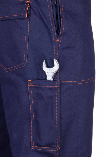 Spodnie ogrodniczki spawalnicze niepalne antystatyczne PROFFLAM ANTISTATIC