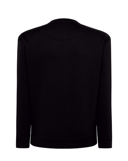 Ciepła bluza dresowa przez głowę czarna SWRA 290