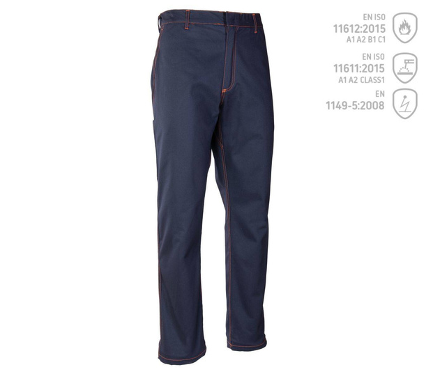 Spodnie do pasa spawalnicze antystatyczne PROFFLAM ANTISTATIC