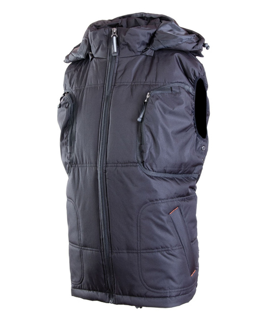 Bezrękawnik roboczy wodoodporny z kapturem BENEFIT NEGRA