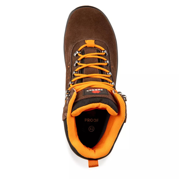 Buty robocze wodoszczelne z membraną wysokie bez podnoska TREKER