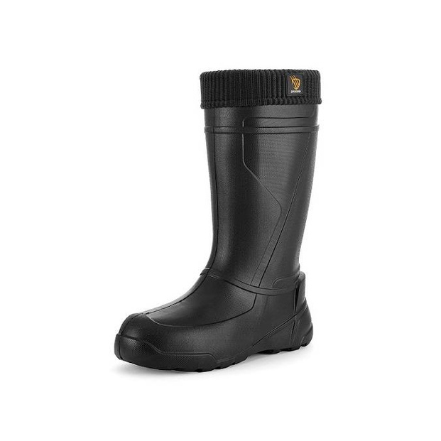 Kalosze męskie wysokie do kolana EVA lekkie TRACKER BLACK