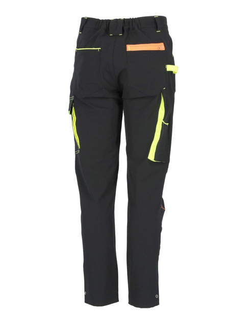 Spodnie ocieplane do pasa softshell zimowe wodoodporne ACTIVE