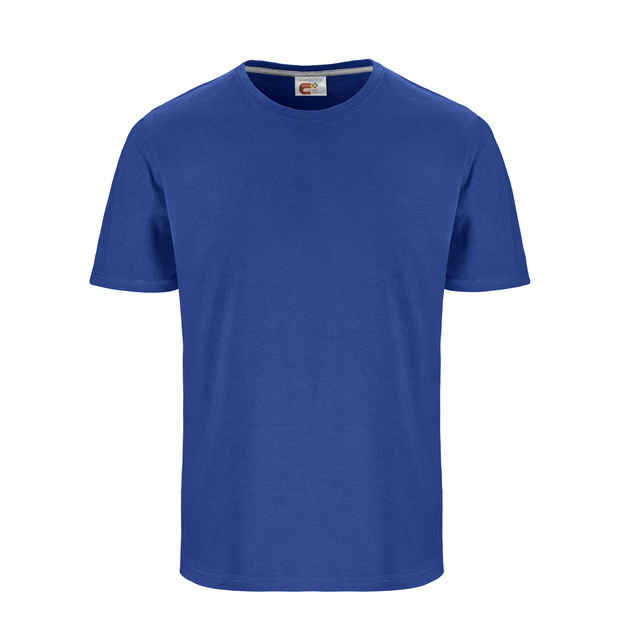 Koszulka krótki rękaw bawełna t-shirt CFT150 niebieski