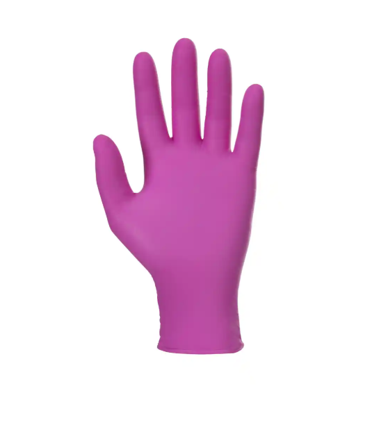 Rękawice jednorazowe nitrylowe bezpudrowe magenta kosmetyczne NITRYLEX MAGENTA