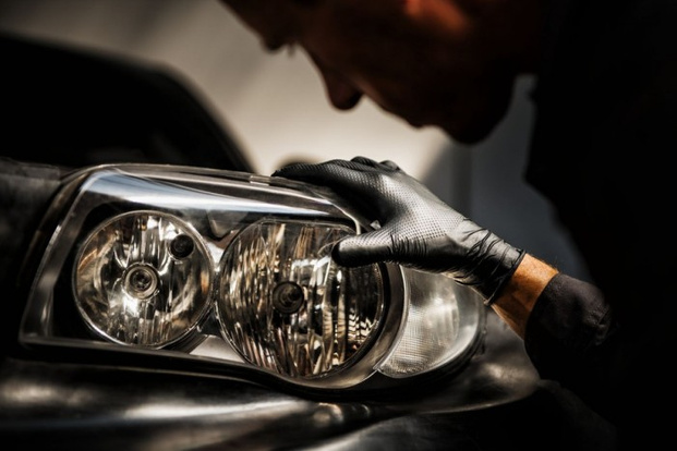 Rękawice rękawiczki nitrylowe bardzo mocne MERCATOR GOGRIP czarne