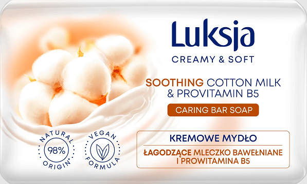 Mydło do mycia rąk LUKSJA 90 g Mleczko bawełniane & Prowitamina B5