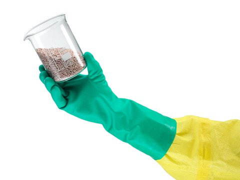 Rękawice chemoodporne nitrylowe ochronne kwasoodporne ANSELL SOLVEX 37-675