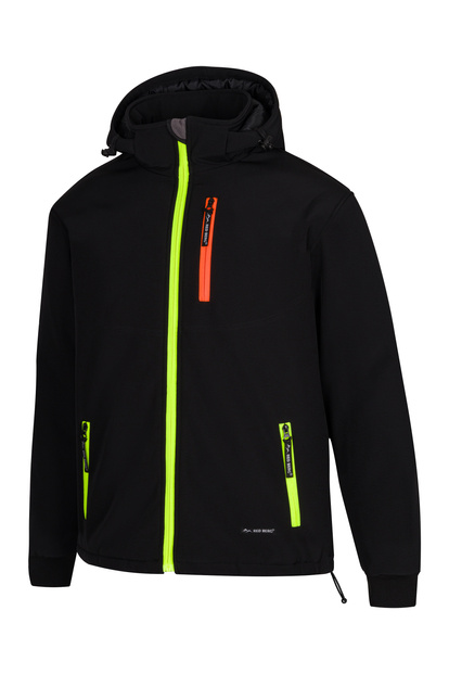 Kurtka zimowa ocieplana softshell pikowana REDBERG ACTIVE
