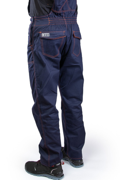 Spodnie ogrodniczki spawalnicze niepalne antystatyczne PROFFLAM ANTISTATIC