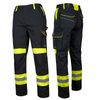 Wytrzymałe spodnie robocze do pasa odblaskowe CLASSIC-VIS