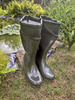 Buty gumowe kalosze wędkarskie z kołnierzem DEMAR GRAND S