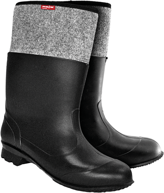 Buty gumowo-filcowe wysokie gumofilce