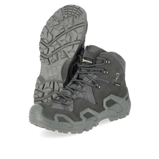 Buty robocze z membraną wodoszczelną WATERPROOF bez podnoska trekkingowe EXPLORER GRAY