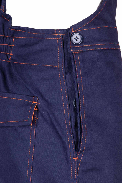 Spodnie ogrodniczki spawalnicze niepalne antystatyczne PROFFLAM ANTISTATIC