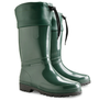 Ciemnozielone kalosze damskie ze ściągaczem DEMAR RAINNY-S