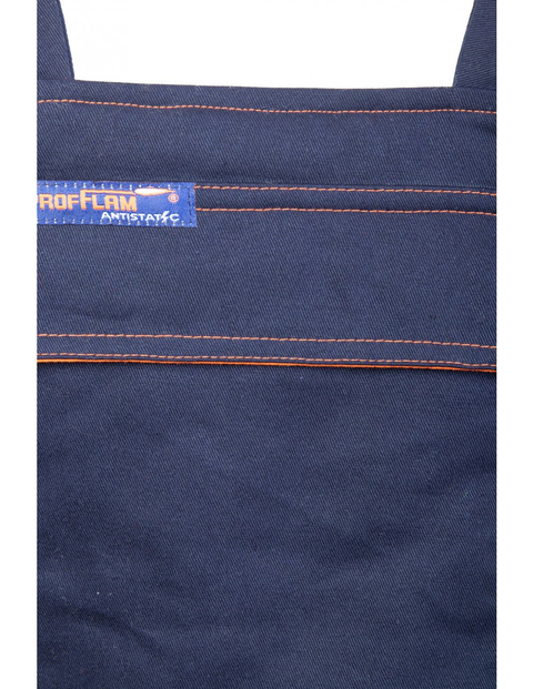 Spodnie zimowe spawalnicze ocieplane antystatyczne ogrodniczki PROFFLAM PROF5