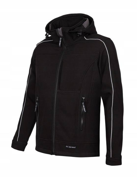Kurtka softshell czarna REDBERG STORM