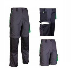 Spodnie robocze do pasa z odpinanymi nogawkami SEVEN KINGS ONYX