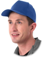 Czapka z daszkiem niebieska CZ