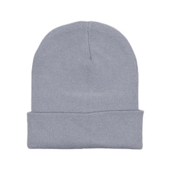 Czapka ocieplana zimowa szara PRO-CZBAWB