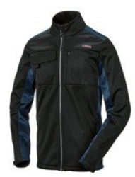 Wiatroszczelna kurtka softshell w czarnym kolorze męska PARKSIDE