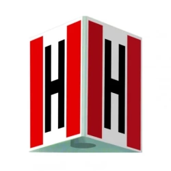 Znak - Hydrant zewnętrzny 3D (do słupka) - 25 cm x 25 cm